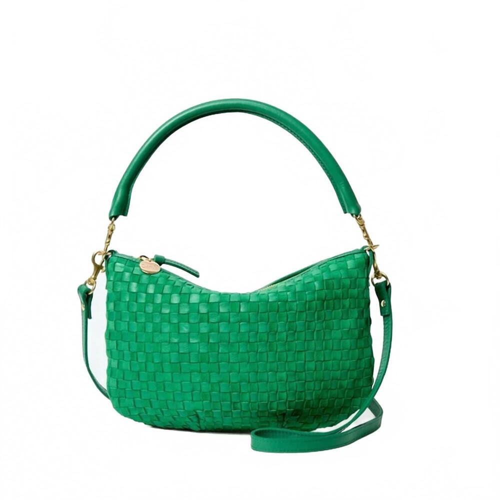 NEW CLARE V. women's petit moyen messenger bag in grass